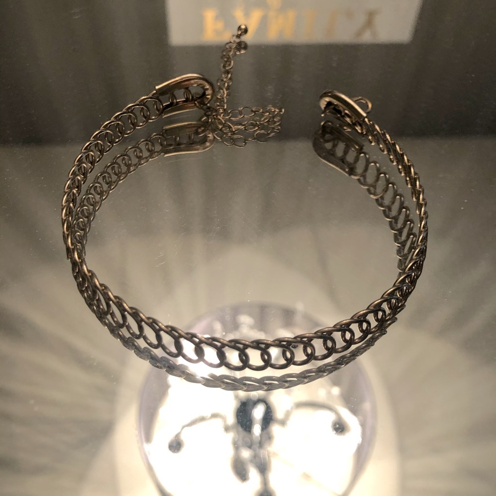 Gold woven choker